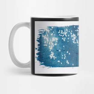 Baculogypsina sand and underwater cyanotype. Mug